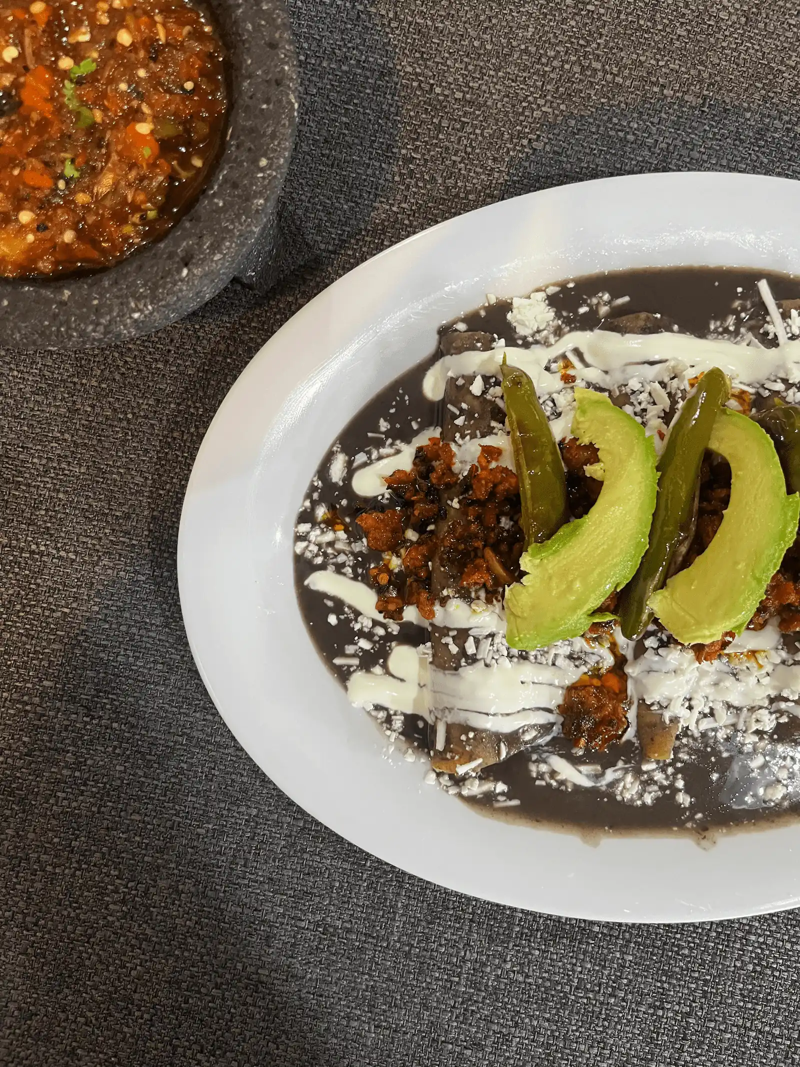 Platillo estilo veracruzano recién preparado